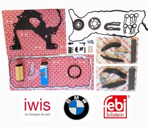 Zestaw naprawczy rozrządu N47D20A/C/D 2.0 IWIS OE BMW